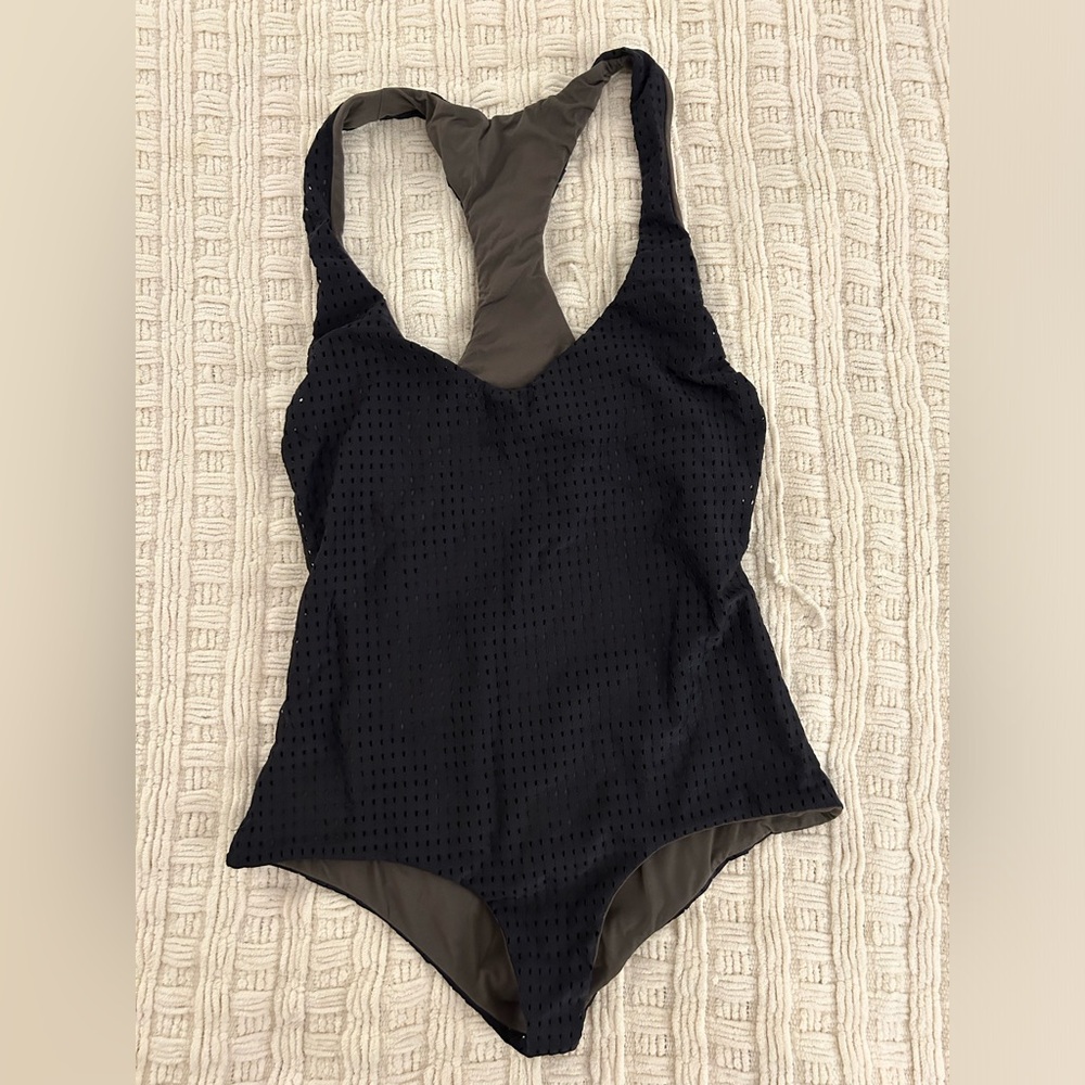 Acacia swimwear mesh one piece bathing suit